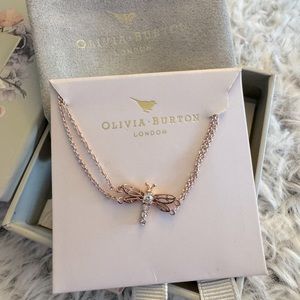 Olivia Burton bracelet in rose gold. Dragonfly
